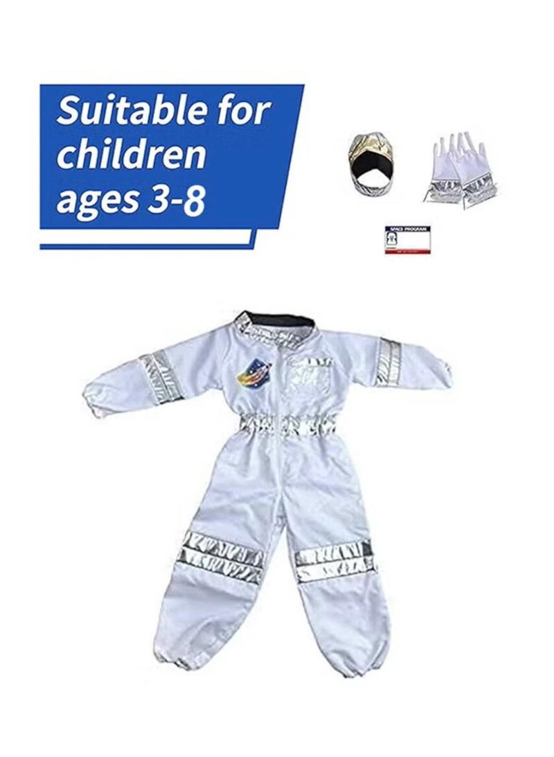 Toyland Kids Astronaut Costume – Space Explorer Jumpsuit with Helmet & Gloves - Image 4